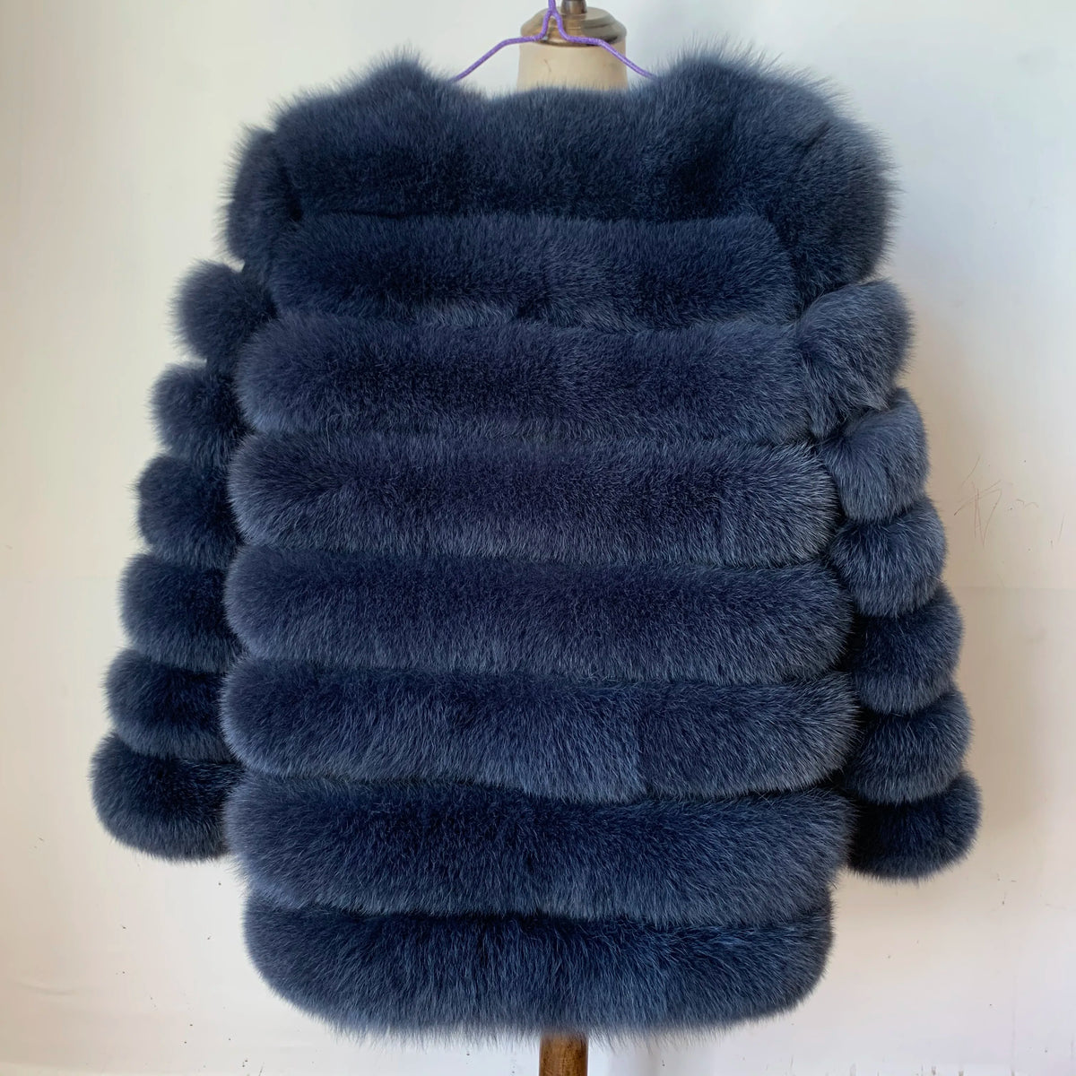 4in1 Real Fox Fur Coat for Women