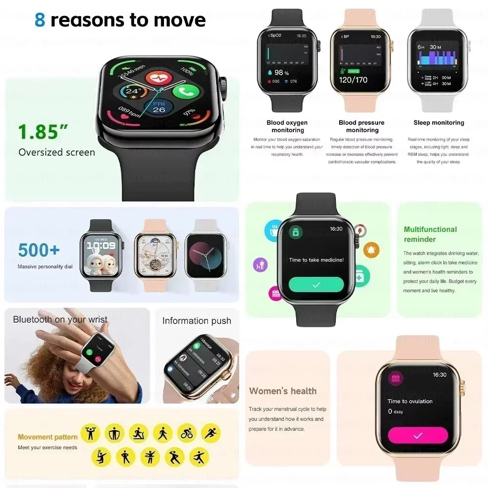 GPS Smart Watch with Heart Rate Monitor and Bluetooth Call