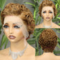 Chioma Curly Pixie Cut Wig Short Bob Human Hair Black