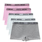 Teenage Girls Cotton Panties Solid Color Mid Waist Briefs