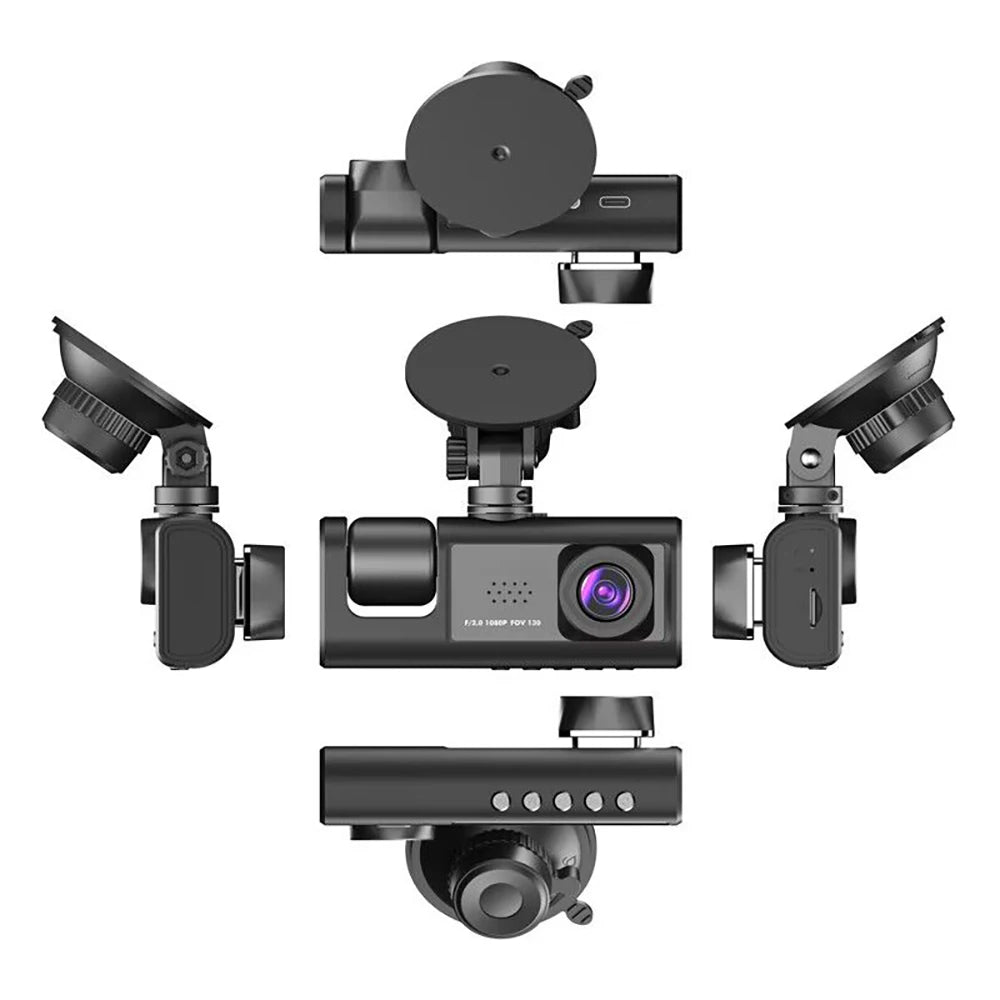 1080P WiFi Dash Cam with Front and Rear Cameras