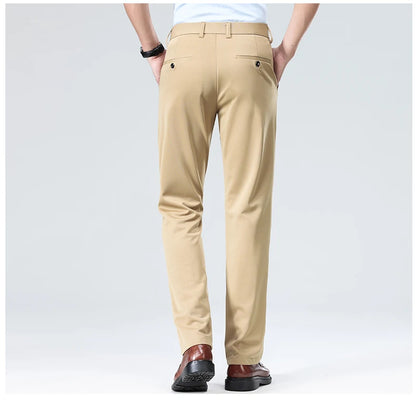 Men's Summer Casual Suit Pants Plus Size 28-42