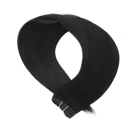 30 Inch Bone Straight Synthetic Hair Bundles Piano Blonde Ombre