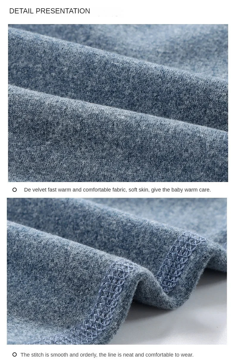 Children's Fleece Velvet Leggings for Winter
