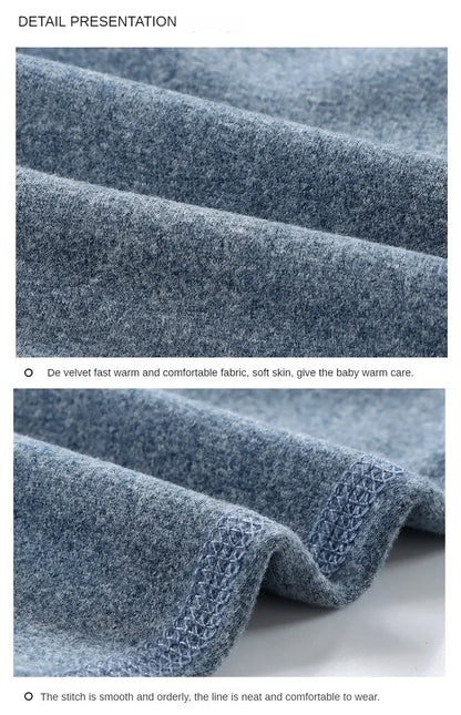 Children's Fleece Velvet Leggings for Winter