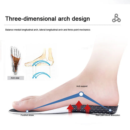 Memory Foam Sports Insoles with Arch Support