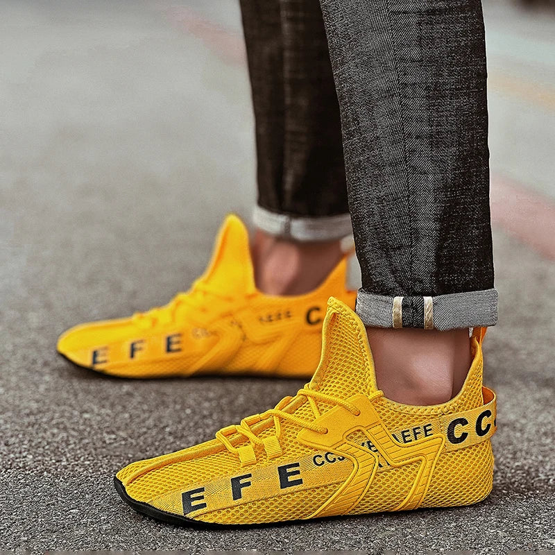 Breathable Mesh Summer Sports Sneakers for Men