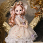 Plastic 30cm Movable Joint Doll with Music for Kids