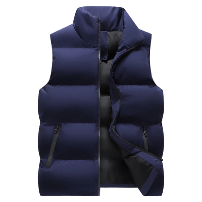Men's Thick Windproof Sleeveless Vest Jacket