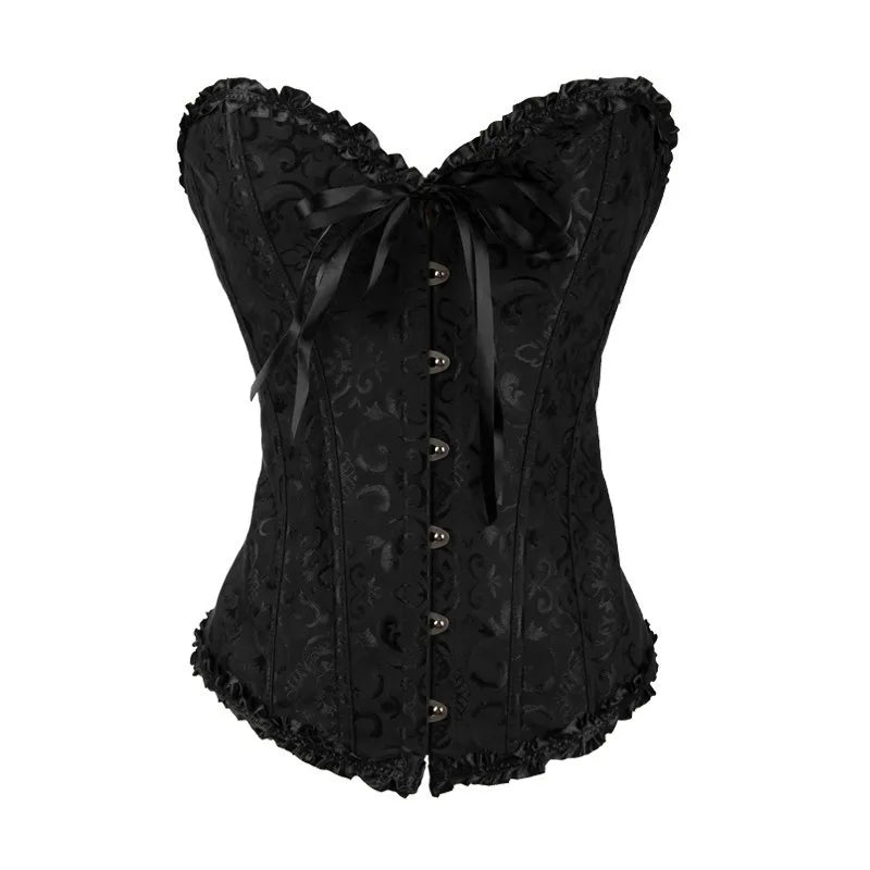 Gothic Lace Up Corset Shapewear for Women