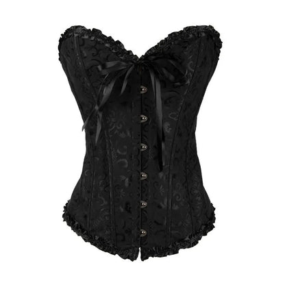 Gothic Lace Up Corset Shapewear for Women