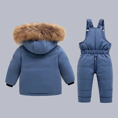Winter Down Jacket for Boys and Girls Thicken Snowsuit
