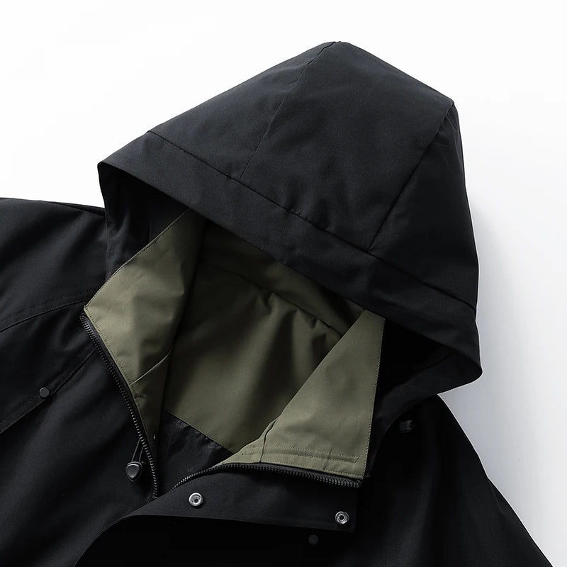 Men's Waterproof Softshell Jacket for Hiking and Camping