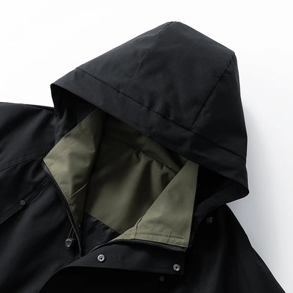 Men's Waterproof Softshell Jacket for Hiking and Camping