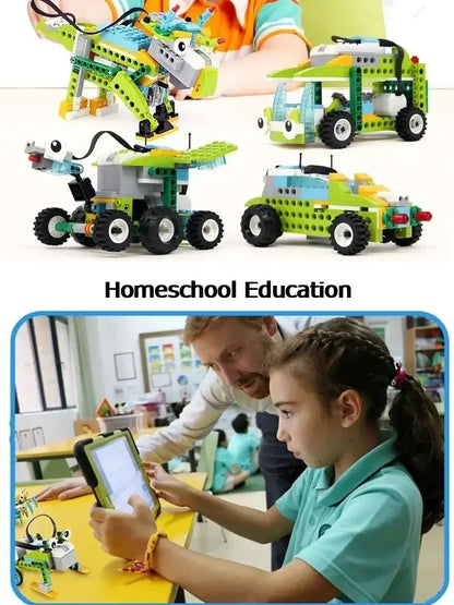 STEM Building Blocks Kit 280pcs with Electronic Sensors