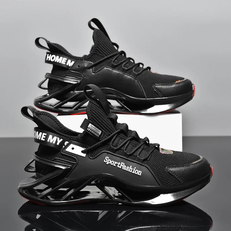 Men's Breathable Lace-Up Sneakers
