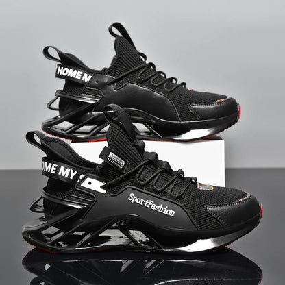 Men's Breathable Lace-Up Sneakers
