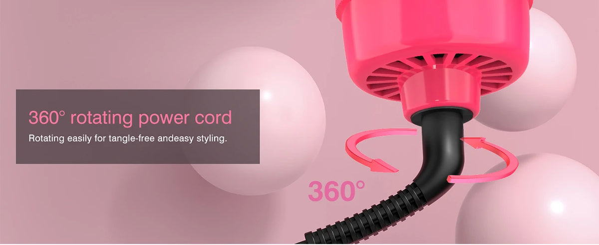 LISAPRO 2 In 1 Hair Dryer and Volumizer Hot Air Brush