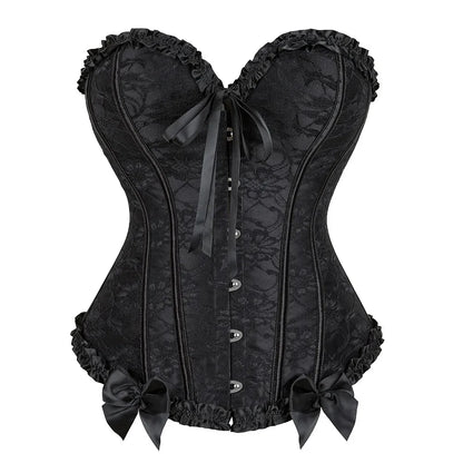 Gothic Lace Up Corset Shapewear for Women