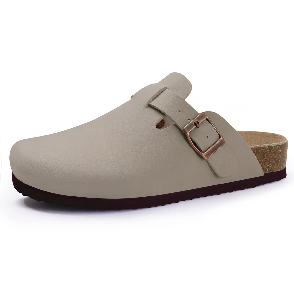 Shevalues Suede Clogs for Women Summer Mules with Arch Support