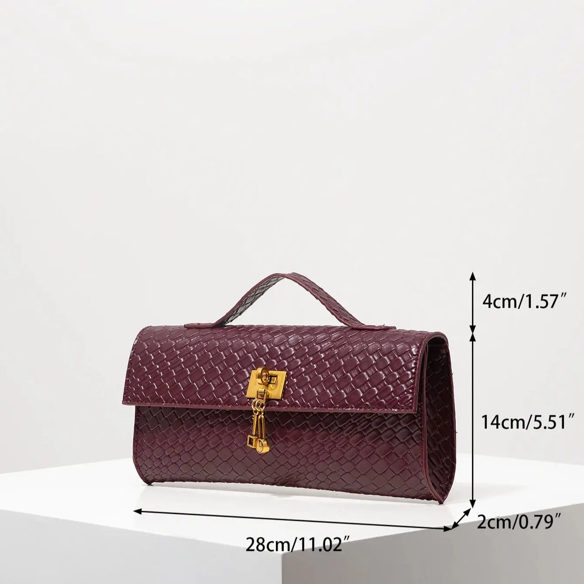 Burgundy Vintage Purse for Women