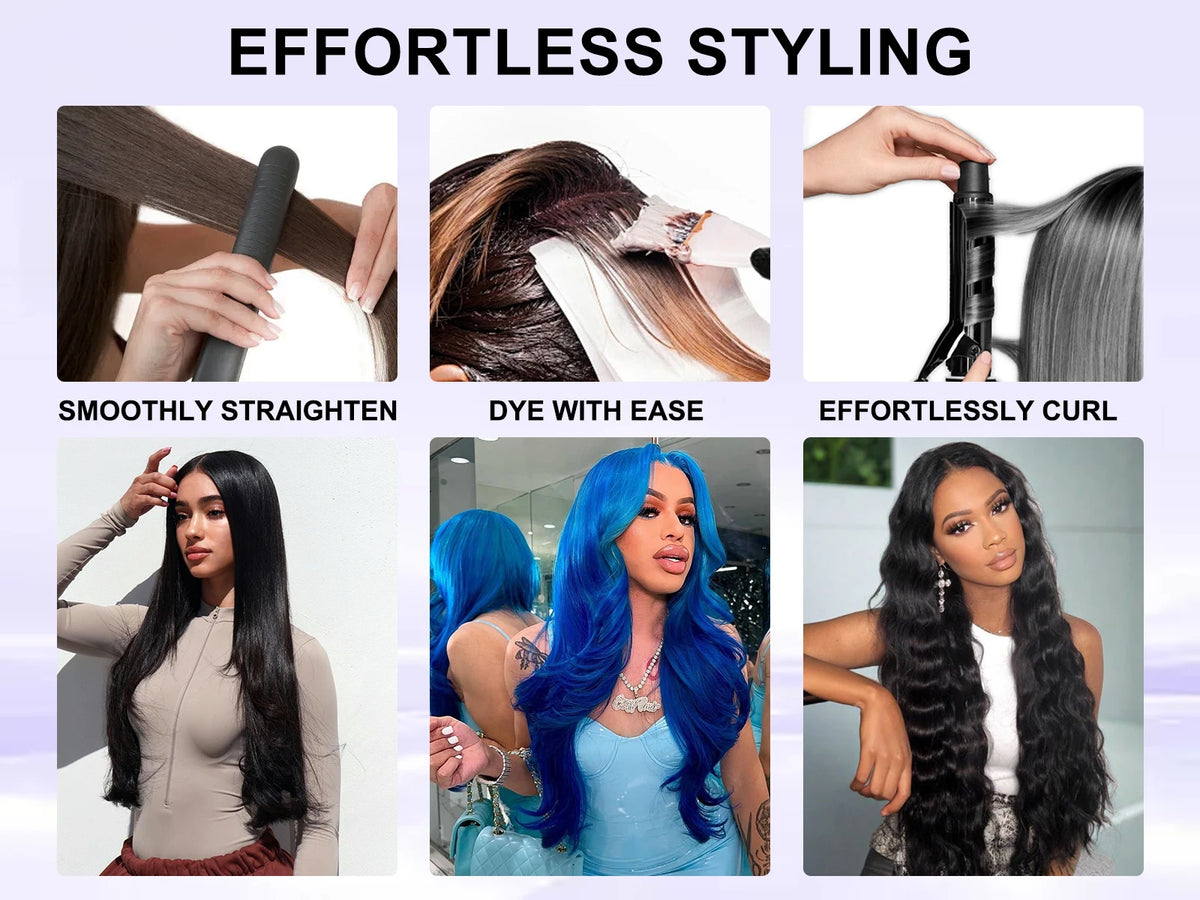 Wet And Wavy Lace Frontal Wig Human Hair 40 Inch