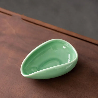 Ceramic Coffee Bean Dosing Tray Set for Tea Tools