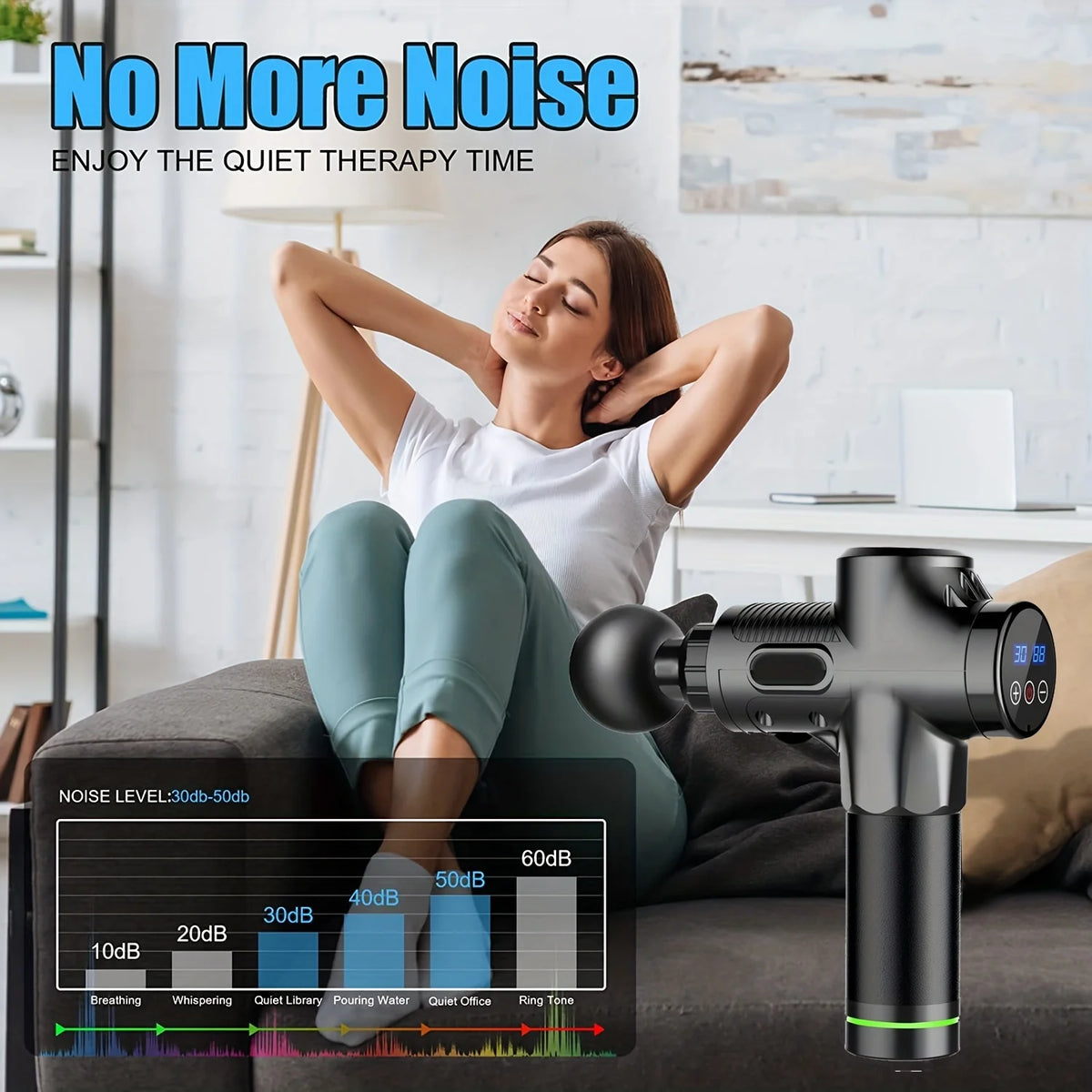 Electric Deep Tissue Massage Gun for Body Relaxation