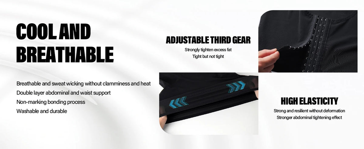 Men's Compression Corset Vest for Gynecomastia