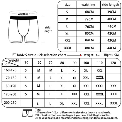 Men's Cotton Boxer Shorts Plus Size