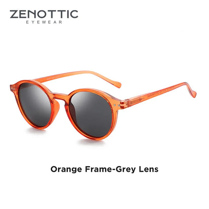 ZENOTTIC Retro Circular Polarized Sunglasses S Size