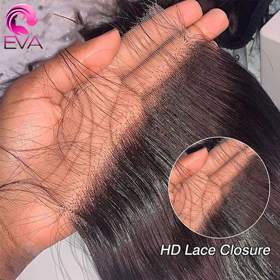 Eva 5x5 HD Lace Closure Straight Human Hair Closure