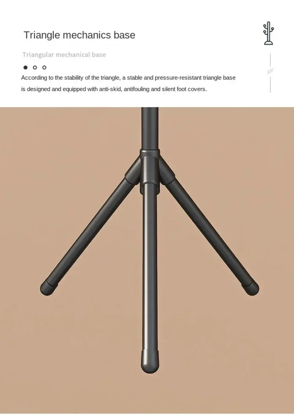 Vertical Clothes And Hats Rack - Plastic Coat Hook
