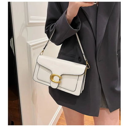 Women's Solid Color Small Square Shoulder Bag