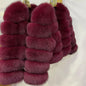 QUEENTINA Brown Fox Fur Coat for Women