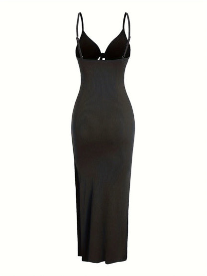 Knit Backless Sleeveless Dress for Women