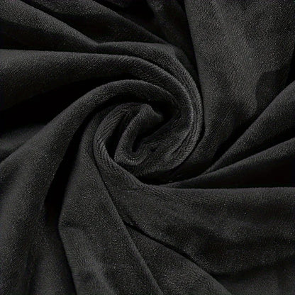 Velvet Plush Stretch Office Chair Cover Set
