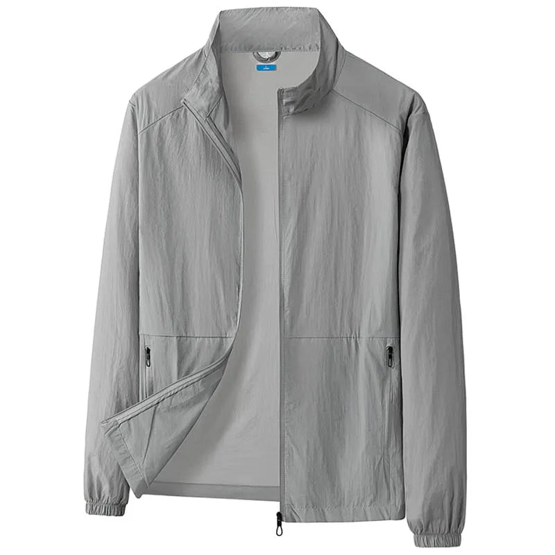 Oversize 7XL 8XL UV Protection Lightweight Jacket Men