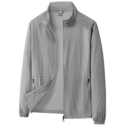Oversize 7XL 8XL UV Protection Lightweight Jacket Men