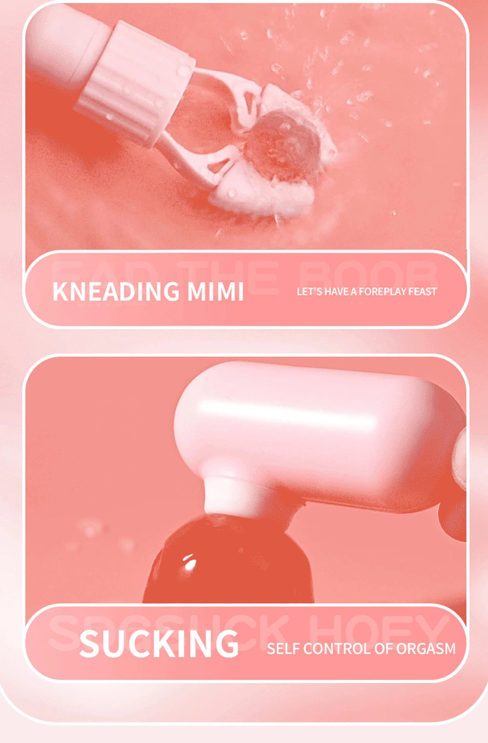 Vibrating Suction Nipple Clamps for Women