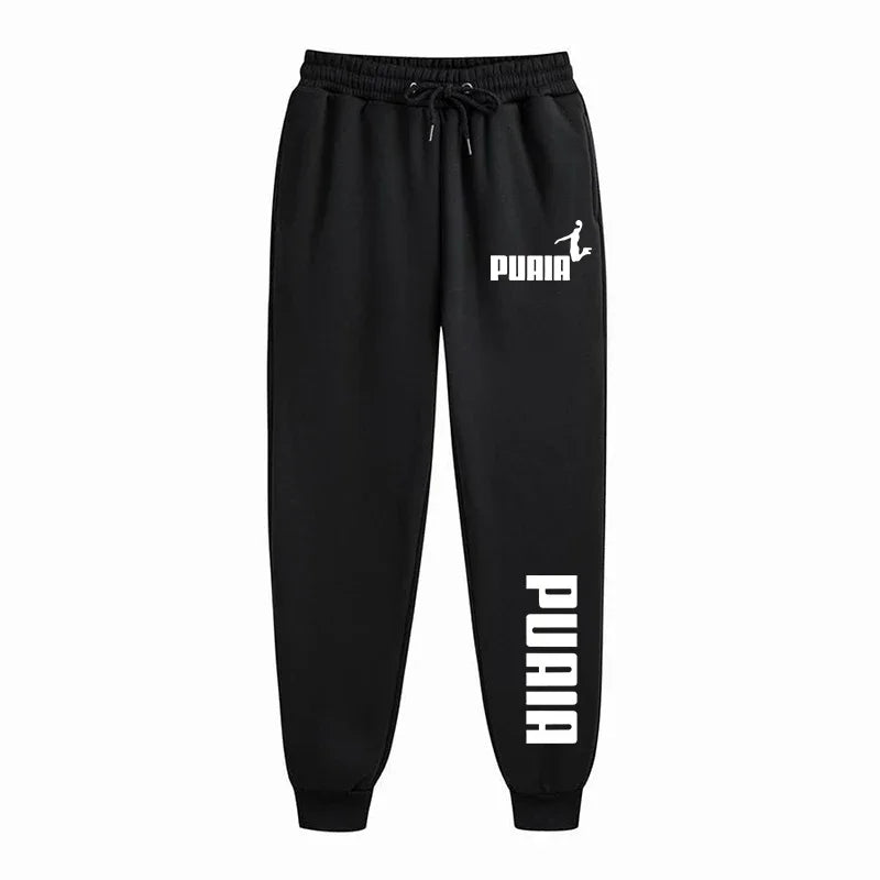 Men's Printed Hooded Sweatshirt and Pants Set