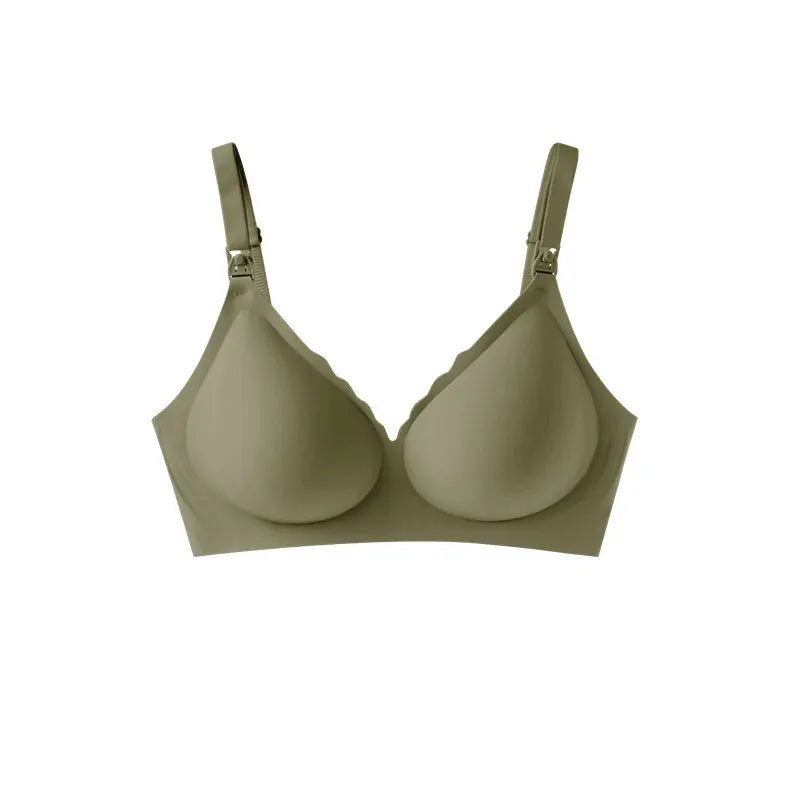 Front Open Nursing Bra Seamless Ultra Thin for Women