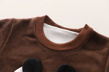 Baby Boys Fleece Hooded Jacket and Pants Set