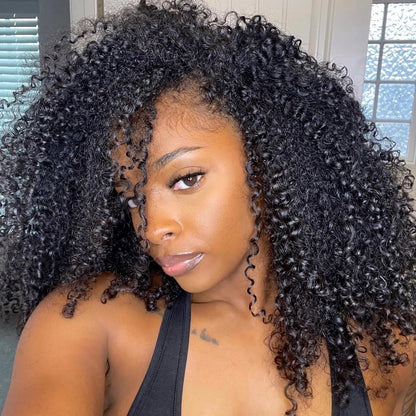 12A Curly Crochet Human Hair Extensions Deep Pixie Curls