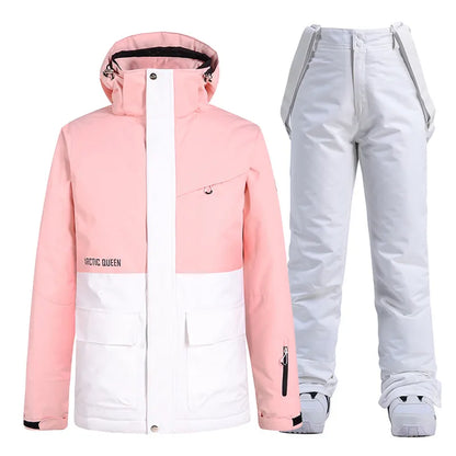 Unisex Winter Snow Ski Suit Jacket and Pants Set