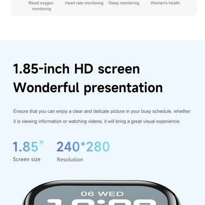 GPS Smart Watch with Heart Rate Monitor and Bluetooth Call