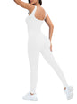 Ribbed Shapewear Jumpsuit with Built-In Bra