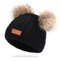 Cute Wool Pompom Baby Hat for Kids