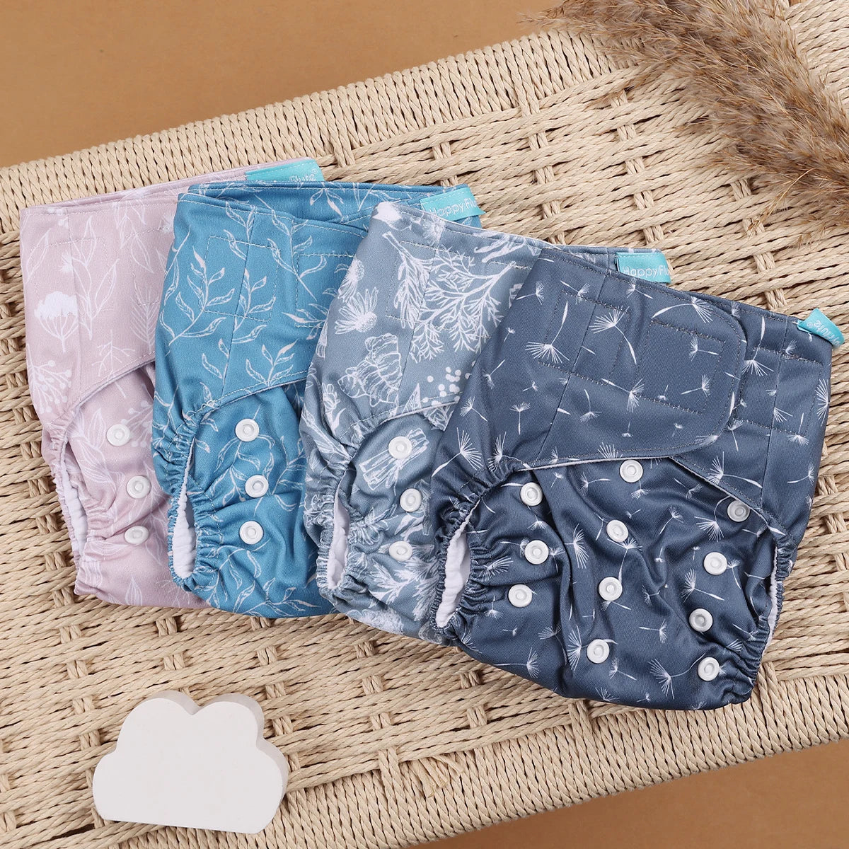 Happyflute Eco-Friendly Cloth Diaper Set for Babies
