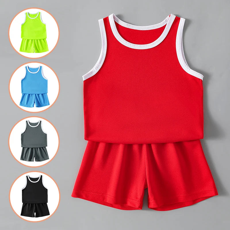 Children's Quick-Drying Sports Suit Casual Mixed Color Set